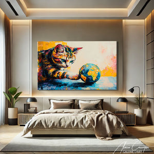 Tableau Chat Moderne