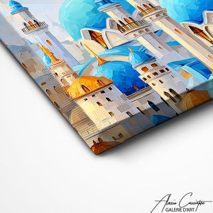 TABLEAU MOSQUÉE BLEUE AlessioCacciatore