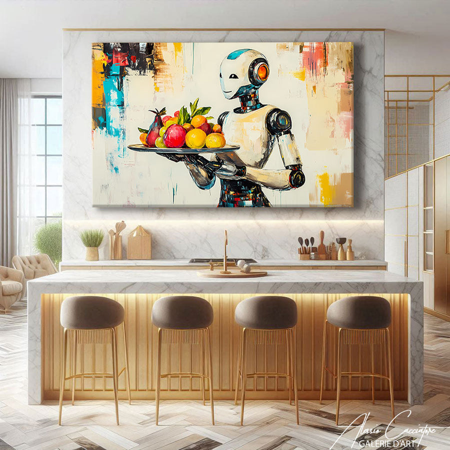 TABLEAU DÉCO POUR CUISINE Alessio Cacciatore – mise en situation