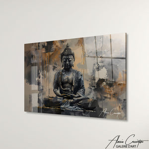 TABLEAU BOUDDHA NOIR Alessio Cacciatore