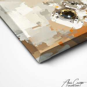 TABLEAU ASTRONAUTE ABSTRAIT AlessioCacciatore