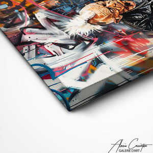 TABLEAU PUNK STREET ART AlessioCacciatore