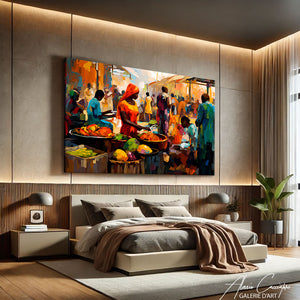 peinture femme africaine