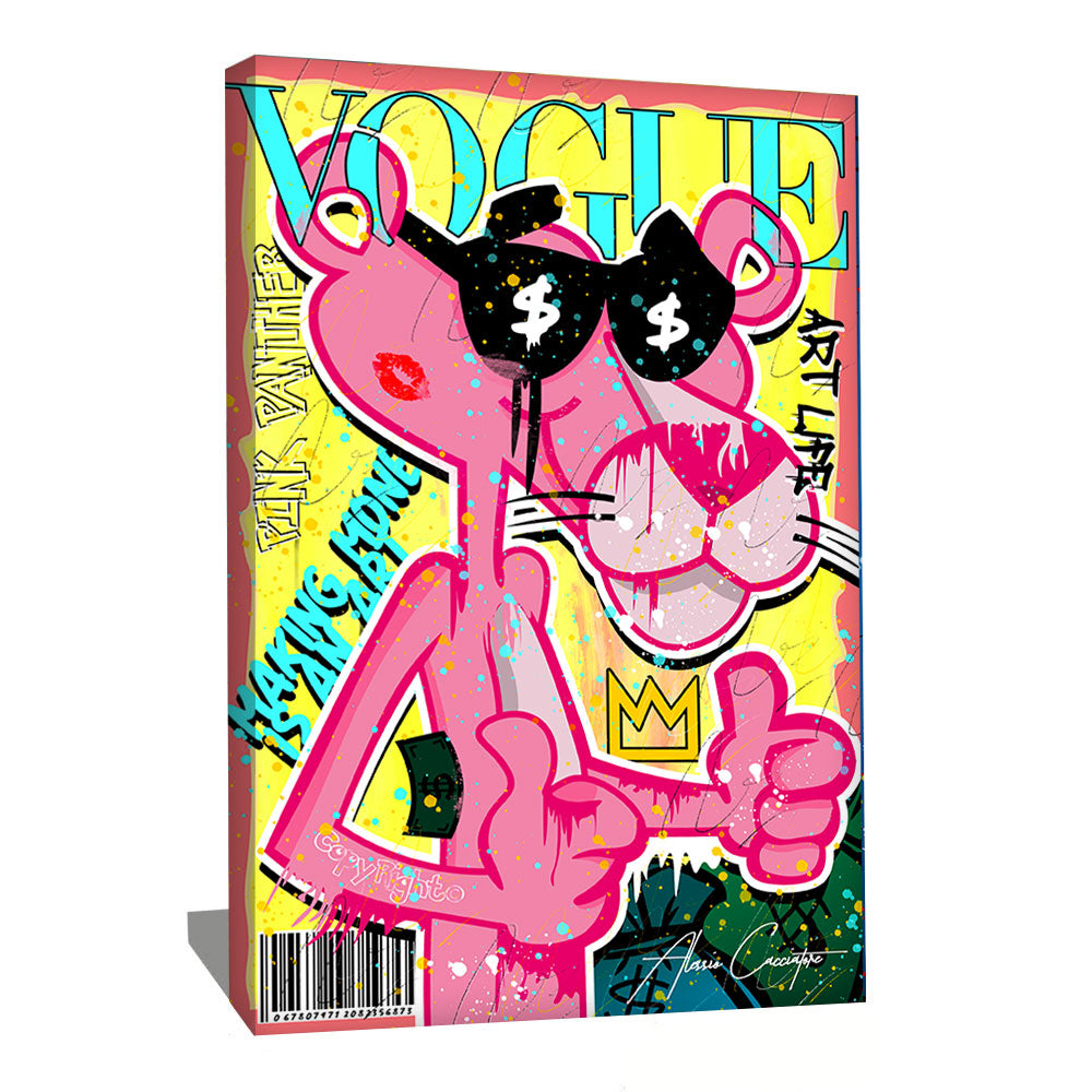 TABLEAU PANTHÈRE ROSE