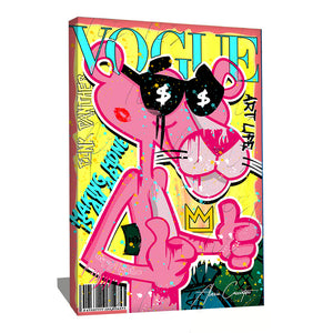 TABLEAU PANTHÈRE ROSE