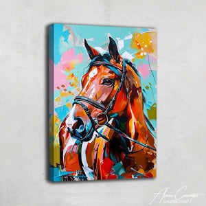 Tableau Cheval Couleur