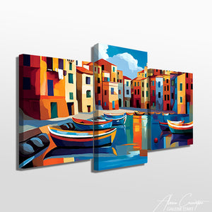 TABLEAU TRIPTYQUE MER