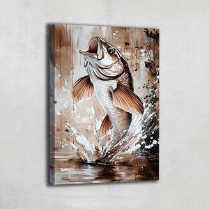 Tableau Poisson Abstrait