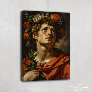 TABLEAU BAROQUE PORTRAIT Alessio Cacciatore
