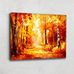 TABLEAU FORET D'AUTOMNE AlessioCacciatore
