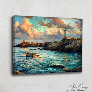 Tableau Bord de Mer Bretagne