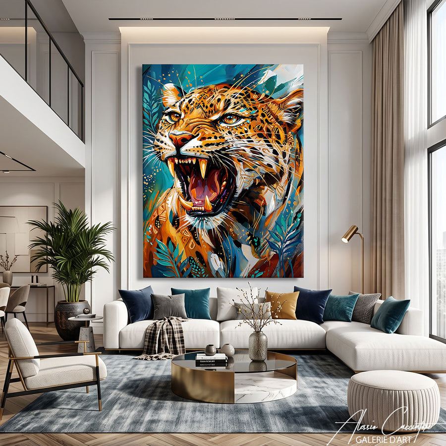 Peinture Leopard Couleur – mise en situation
