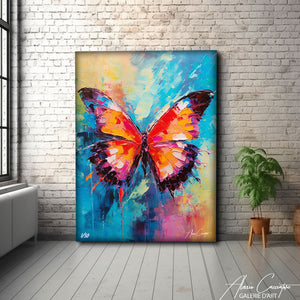 tableau papillon décoration