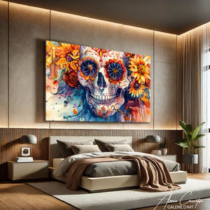 Tête de Mort dans un Tableau