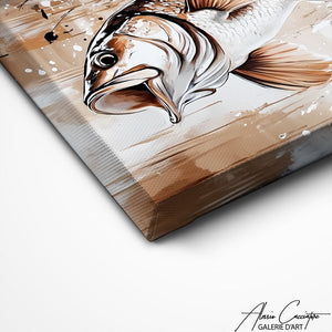 TABLEAU POISSON ABSTRAIT AlessioCacciatore