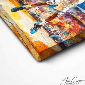 TABLEAU ABSTRAIT BASKETBALL Alessio Cacciatore