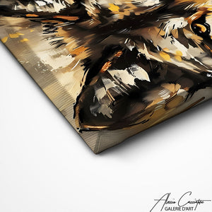 TABLEAU AVEC LOUP Alessio Cacciatore