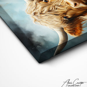 TABLEAU HIGHLAND COW Alessio Cacciatore