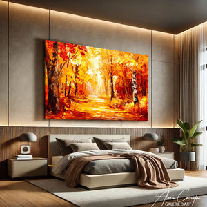 TABLEAU FORET D'AUTOMNE AlessioCacciatore
