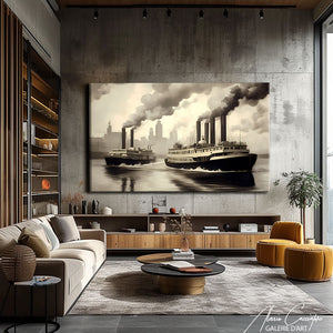 Tableau style industriel vintage