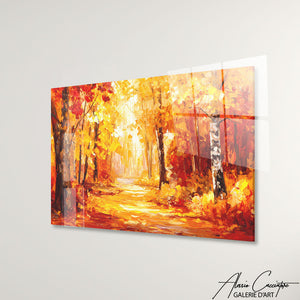 TABLEAU FORET D'AUTOMNE AlessioCacciatore