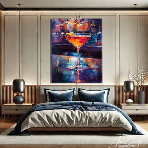 Tableau avec Champagne