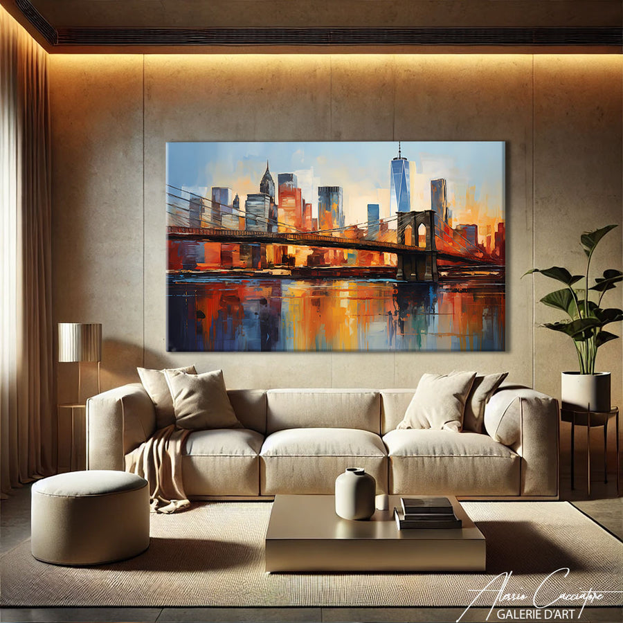 Tableau Acrylique New York – mise en situation