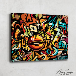 tableau graffiti moderne