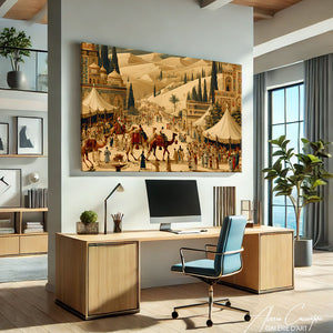 Tableau Paysage Marocain