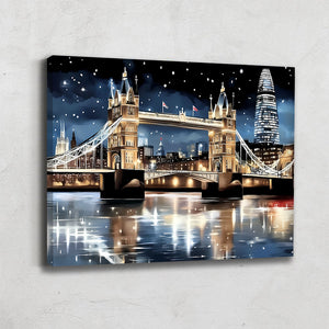 Tableau Londres Abstrait