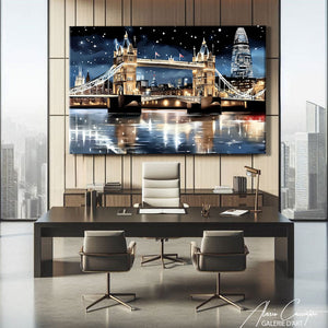 Tableau Londres Abstrait