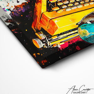 TABLEAU MACHINE À ÉCRIRE AlessioCacciatore
