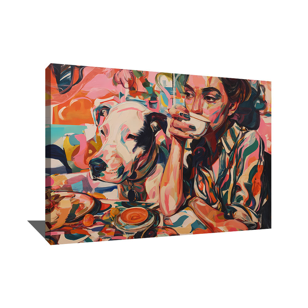 TABLEAU PETIT DEJEUNER MODERNE