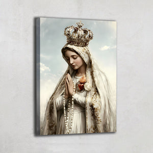 TABLEAU VIERGE MARIE ABSTRAIT