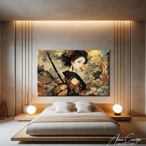 Tableau Geisha Japonais