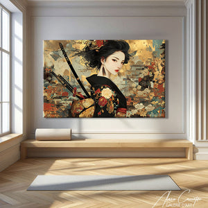 Grand Tableau Samourai