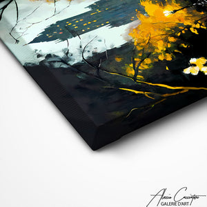 TABLEAU NEW YORK PLUIE Alessio Cacciatore