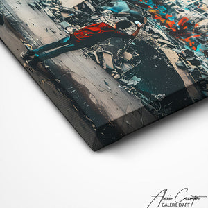 TABLEAU FUTURISTE STREET ART AlessioCacciatore