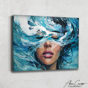 Tableau Surréaliste Femme