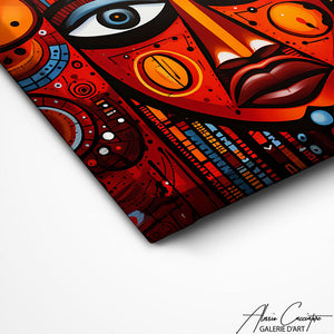 TABLEAU MASQUE AFRICAIN Alessio Cacciatore