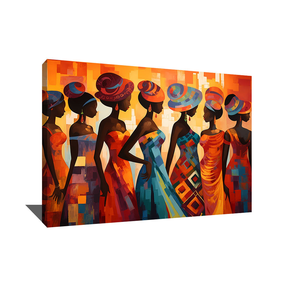 TABLEAU PEINTURE AFRIQUE Alessio Cacciatore