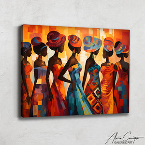 TABLEAU PEINTURE AFRIQUE Alessio Cacciatore