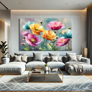 TABLEAU FLEURS MODERNE Alessio Cacciatore