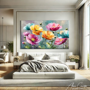 TABLEAU FLEURS MODERNE Alessio Cacciatore