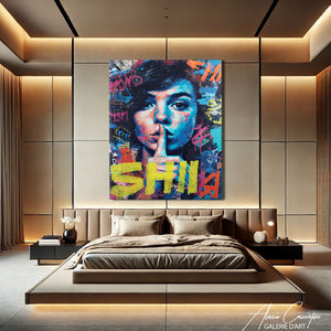 Tableau Street Art Coloré