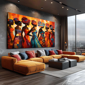 TABLEAU PEINTURE AFRIQUE Alessio Cacciatore