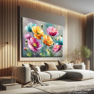TABLEAU FLEURS MODERNE Alessio Cacciatore