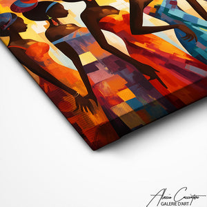 TABLEAU PEINTURE AFRIQUE Alessio Cacciatore