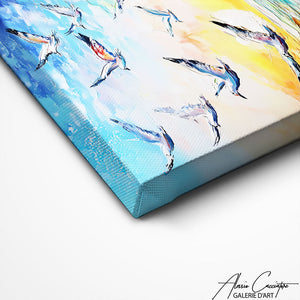 TABLEAU ABSTRAIT MER AlessioCacciatore