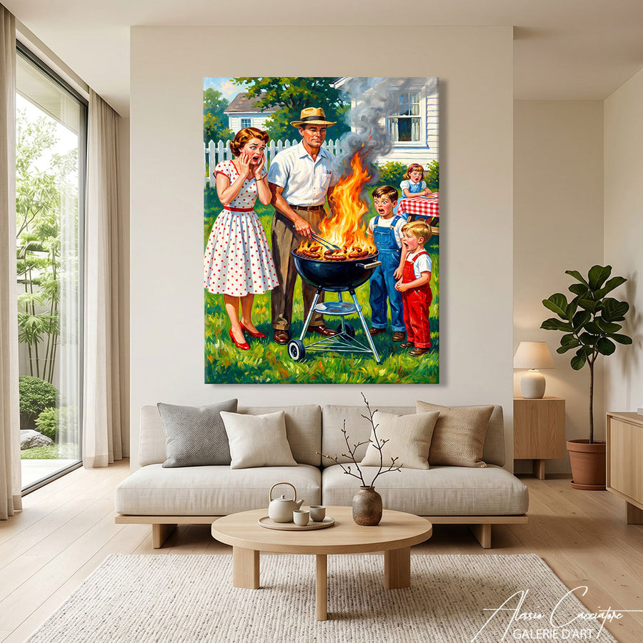 Peinture Decoration Murale Tableau – mise en situation